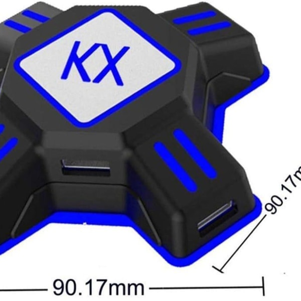 Adapter for tastatur og mus for FPS-spill for Nintendo Switch, Xbox One,