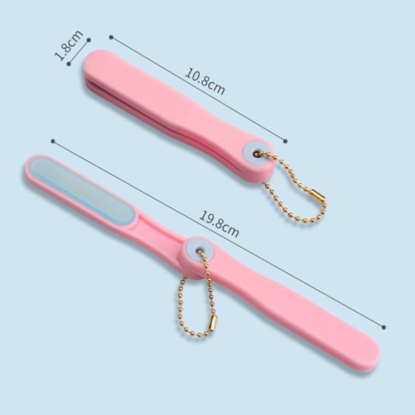 3 kappaletta hionta- ja kiillotusnanolasikynsiviiloja - 2 in 1 sininen