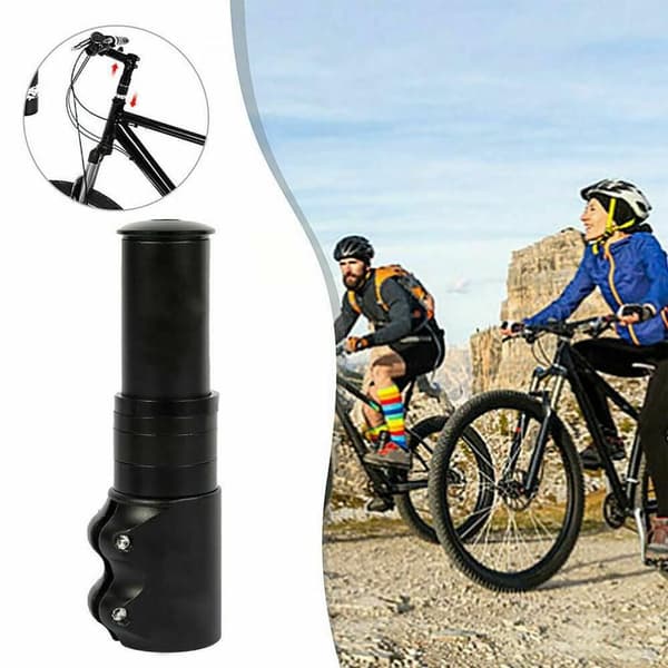 Sykkelstyreforhøyning, styrestammeforlengelse, gaffelforlengelse 121 mm MTB