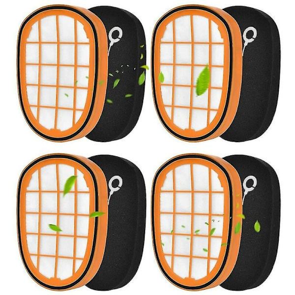 Pakke med filtre til Philips Speedpro Max Aqua håndholdt FC6812 6814 6823 6827 6908 KLB