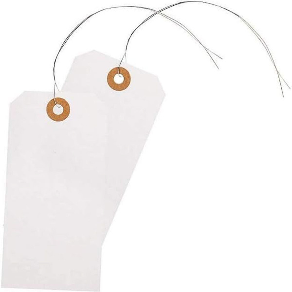 Office Depot 4 3/4 tum trådbunden fraktetikett. x 2 3/8 tum,