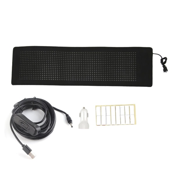 Joustava LED-autonäyttö, Bluetooth-sovelluksen ohjaus, 16x64 matriisi KLB