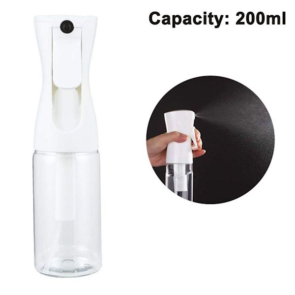 Sprayflasker Kontinuerlig Ultra Fin Mist Tom Hvit + Transparent KLB