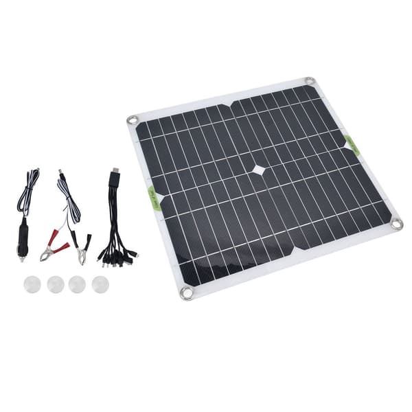 200W 5V Bærbar Solcellepanel Vanntett Lett Tynn KLB