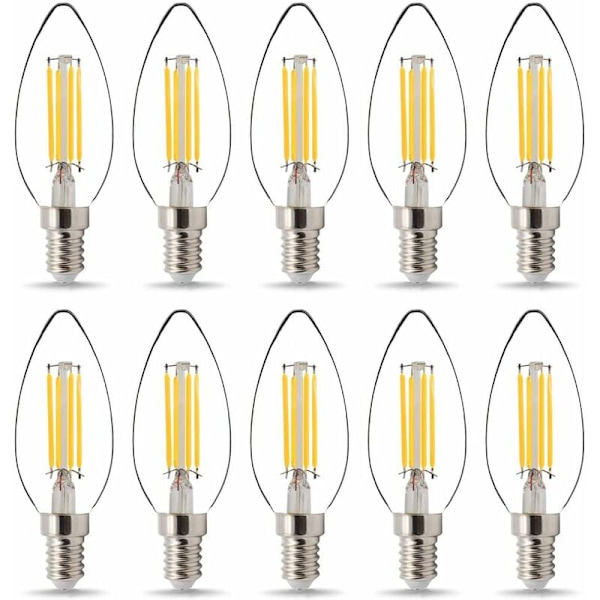 10-pack C35 LED-glödlampor 220V/240V 4W Edison (C35 E14) KLB