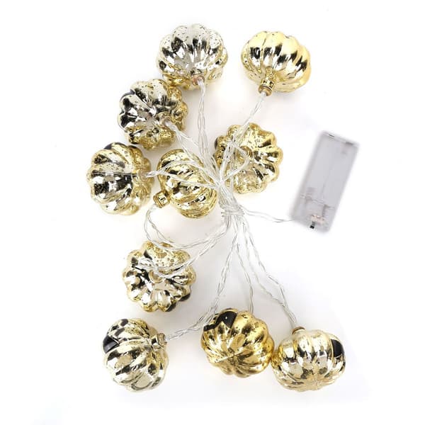 Pumpa ljusslinga, 10 LED, 2 AA-batterier, låg strömförbrukning KLB