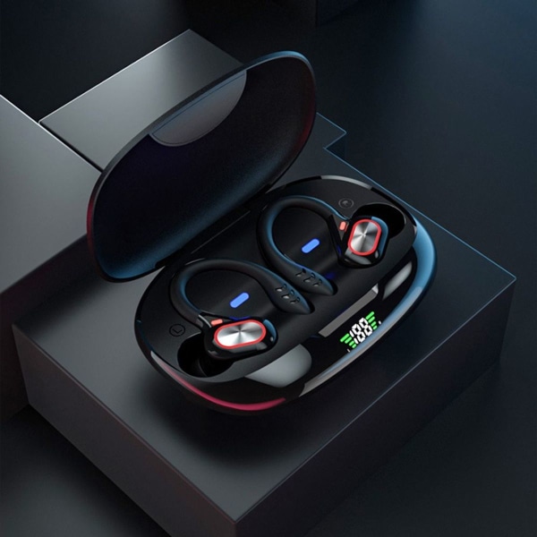 Bluetooth-kuulokkeet korvaan, langattomat Bluetooth 5 -kuulokkeet, LED-näyttö,