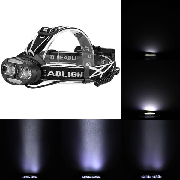 USB-ladet LED-hodelyktlampe, vanntett hodelykt KLB
