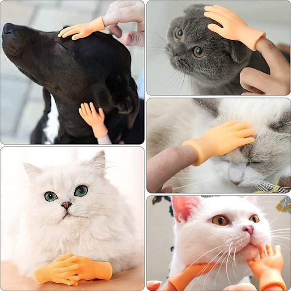 Mini fingerdockor, små fingrar, gummifingerdockor, roliga, interaktiva