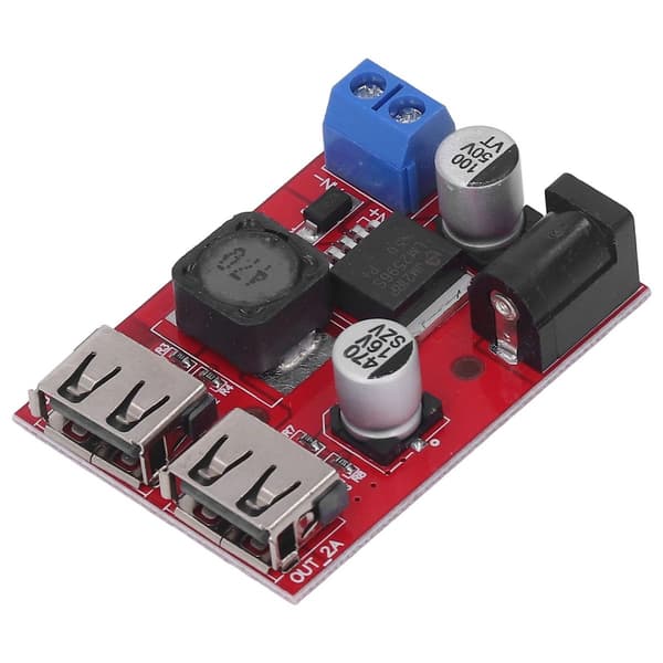 DC 6V-30V til 5V solcelle-kontrollerkort spenning KLB