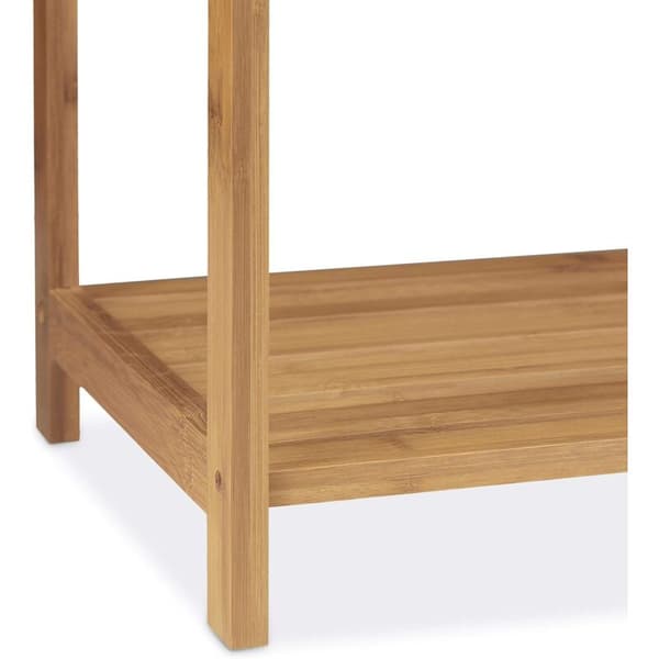 Pöytäpyyheteline Bambu/Metalli Luonnon 31 x 51 x 85 cm KLB