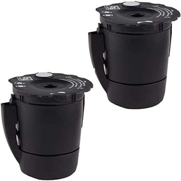 Gjenbrukbart kaffefilter, kompatibel med Keurig My K-Cup Black