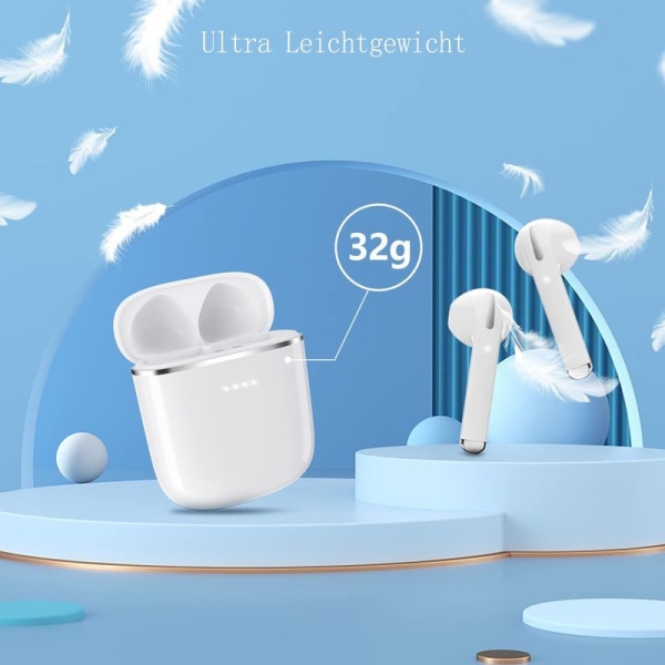 Bluetooth-nappikuulokkeet, langattomat Bluetooth 5.3 HiFi-stereokuulokkeet