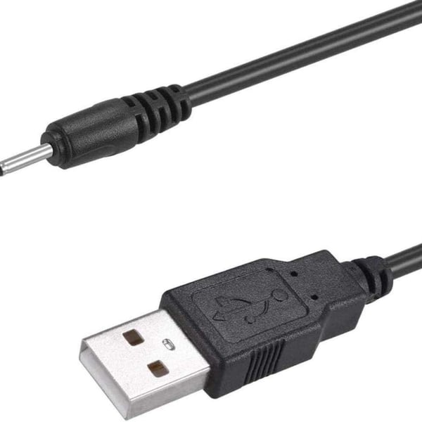 USB -DC 2,0 mm -kaapeli, nappikuulokkeiden USB DC-lataussovitin, USB 2.0 -kaksipaketti