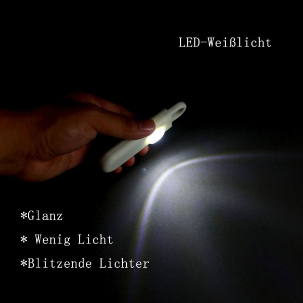 Lommealarm, premiummodell med strobe LED-blitslyssignal, KLB