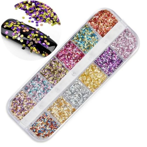 2kpl Nail Butterfly Laser Symphony Sequins-29