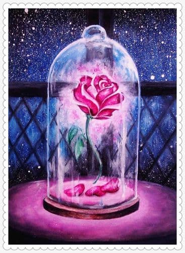 ParNarZar Rose DIY 5D Diamantmaleri Fuld Sæt Krystal Rhinestone Broderi