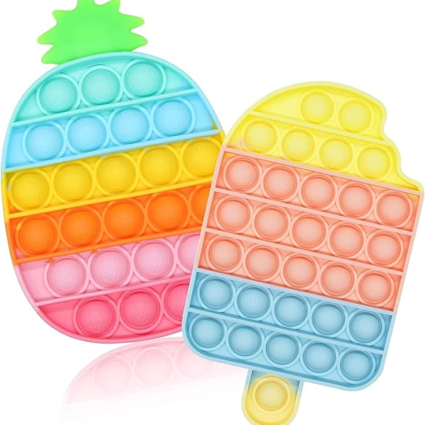 Pop It Ananas Jordbær Among Us, Pop It Fidget Popper KLB