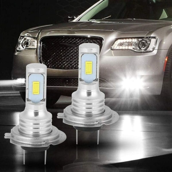 Sumuvalon polttimo, 2 kpl, 80 W, 6000 K, universaali H7 LED