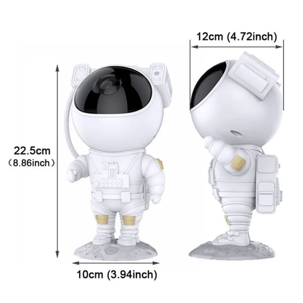 LED astronaut stjernehimmel projektor, gave til barn og voksne KLB