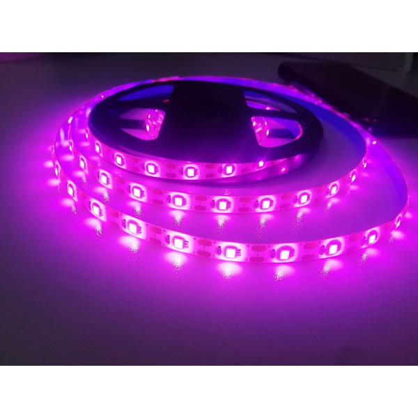 5V Svart UV Flexibel LED-remsa Set 5M Lila Tejp med USB för Festlig Inomhus, Juldekoration