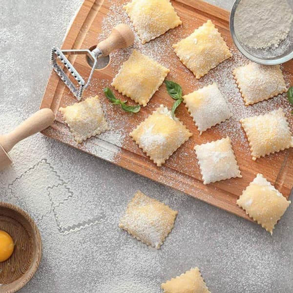 Husholdning Kreativ Multifunksjonell Dumpling Cookie Mold Set med 5 KLB
