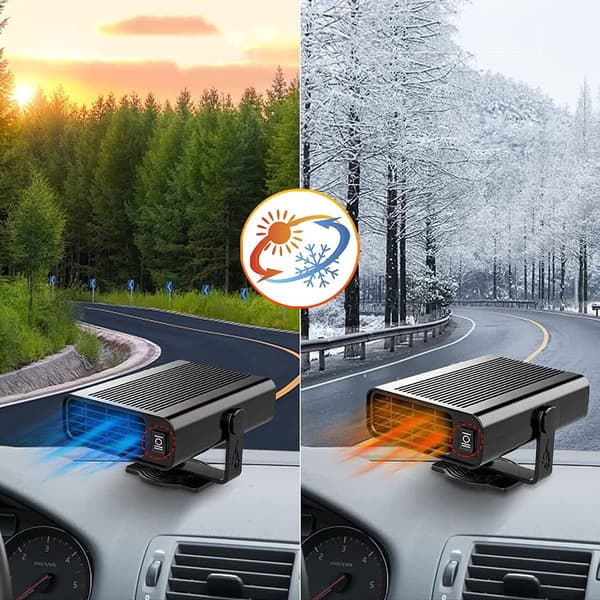 12V Bærbar Bilsvarmer, 150W Bilsvarmer Defroster, 2 i KLB