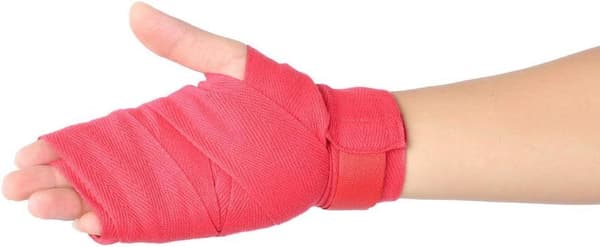 Boksehansker Menn Kvinner Barn Boksehansker 1 Par 2.5M Elastisk MMA Rød 2.5M