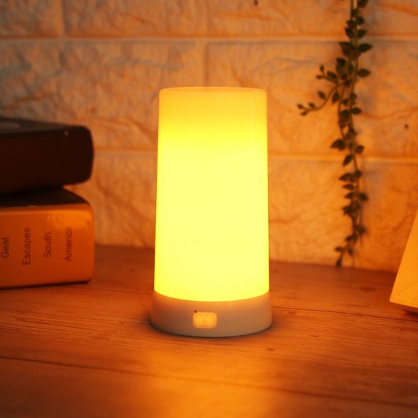 LED-nattlampa simulerad låga stearinljus bordslampa med KLB
