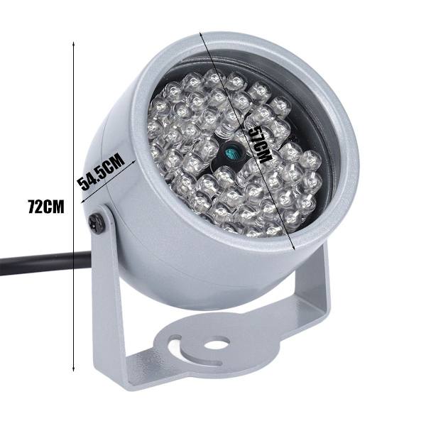Yökuvaus infrapunavalo IP5 Sadekestävä 48 LED IR Infrapunavalo KLB