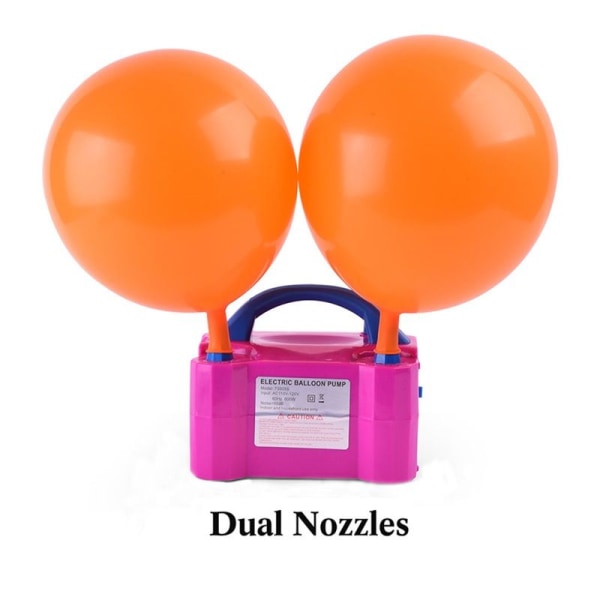 Elektrisk luftballongpumpe 110V 600W ballongblåseroppblåser for garlandbuefestdekorasjon