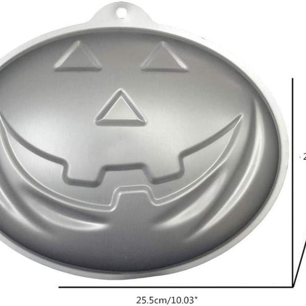 3D Halloween græskar kageform, non-stick aluminium bageform