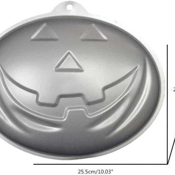 3D Halloween Gresskar Kakeform, Non-Stick Aluminium Bakeware