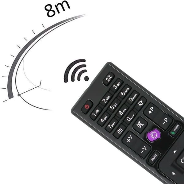 Passer for JVC HD TV fjernkontroll RC4875 / RC-4875 erstatningsfjernkontroll