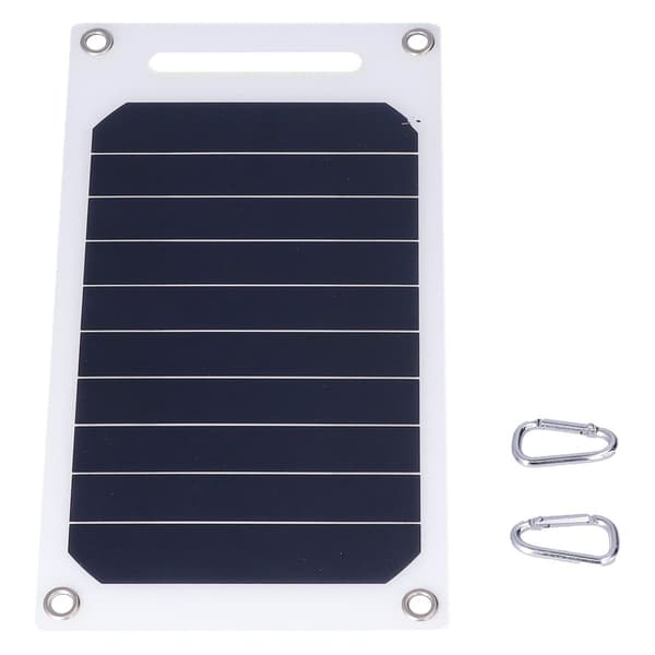 10W 5V Solcellepanel Lader med Spener Semi Fleksibel KLB