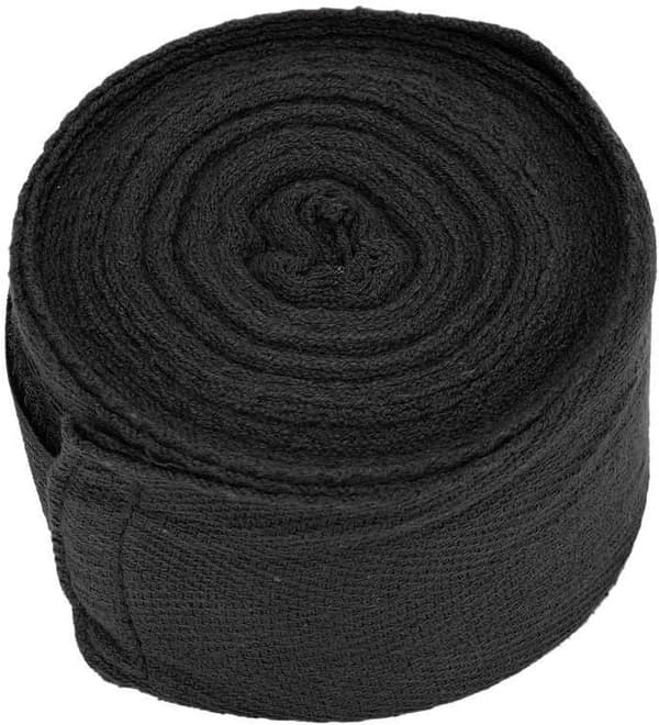 Boksehansker for menn/kvinner/barn, elastisk MMA, svart, 2,5M