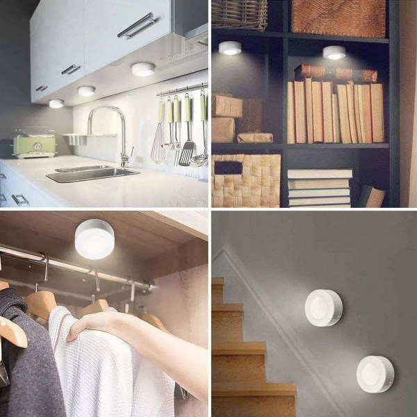 LED-skåpsbelysning med fjärrkontroll, belysning för skåp