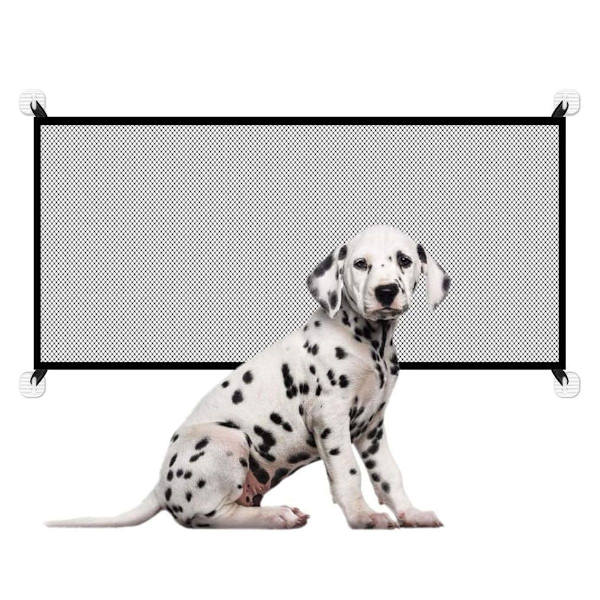 Bærbar sikkerhetsport i mesh, mesh hundegård, valpeport og port,