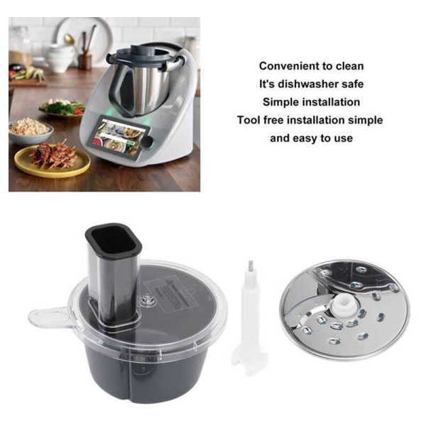 Rustfrit stål grøntsagssnitter skræller tilbehør til TM5 TM6 Thermomix KLB