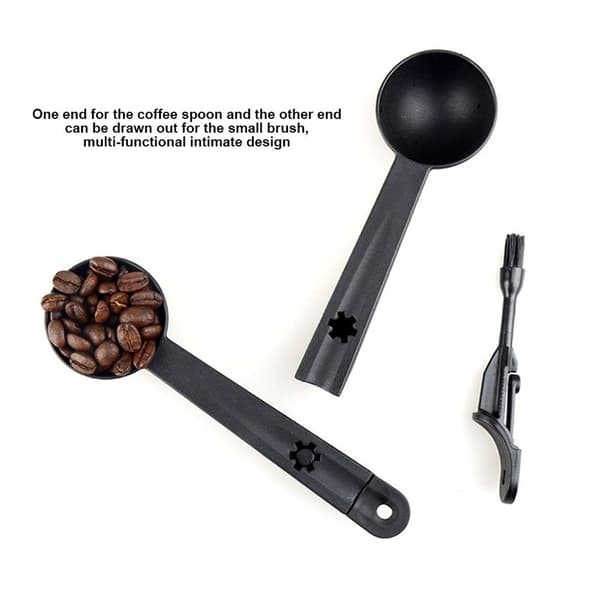 Plast Hand Drip Kaffebönor Pulver 10g/8g Mätssked KLB