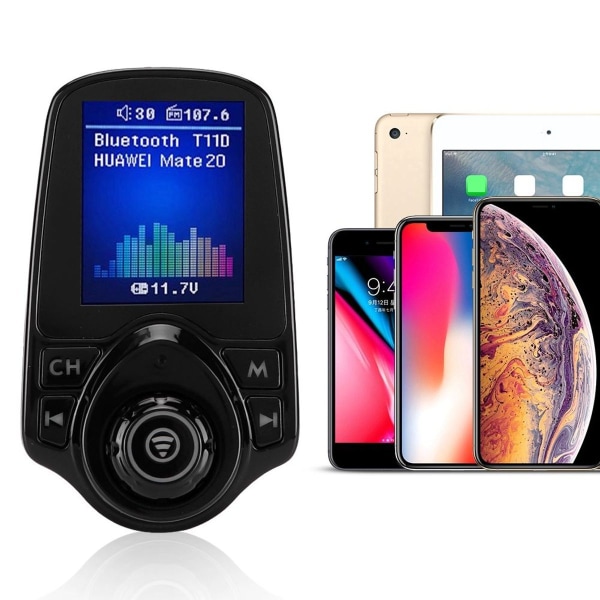 Bil FM-sender, Bluetooth MP3-spiller, handsfree ringer KLB