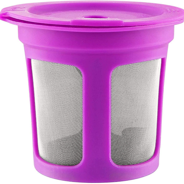 Färgglad variation: Påfyllningsbara koppar för Keurig K-Cup - Lila, 2.0 och 1.0 kompatibla KLB