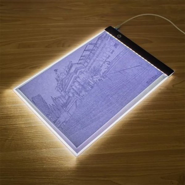 A5 LED tegnebrett, LED lysbrett, A5 LED lysbord, ultratynn LED lysboks
