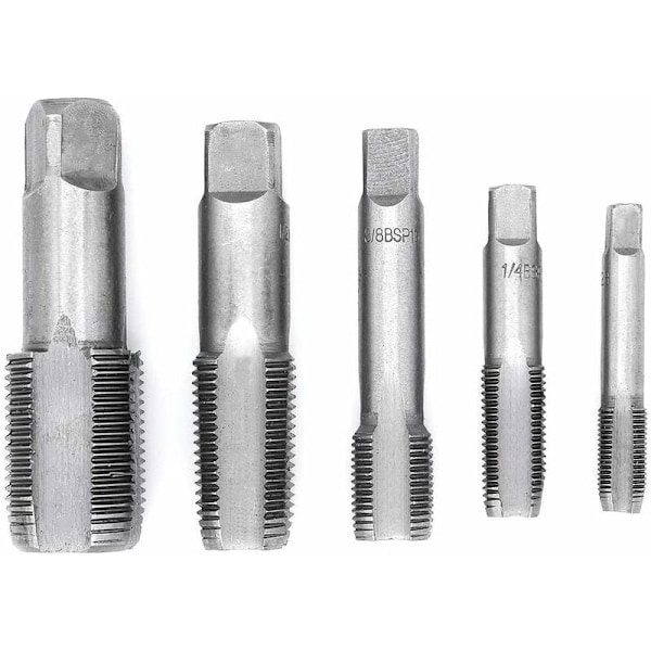 5 stk BSP rørgjenge 55 graders pluggtapp G1/8 G1/4 G3/8 G1/2 G3/4 KLB