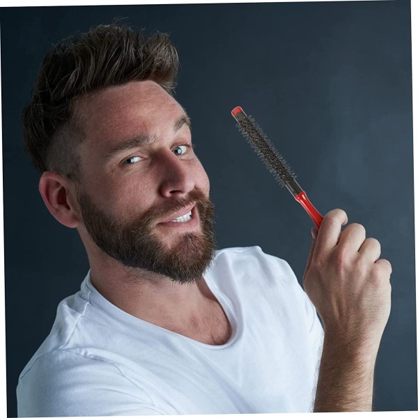 8 st handtag mustasch trä bekväm antistatisk
