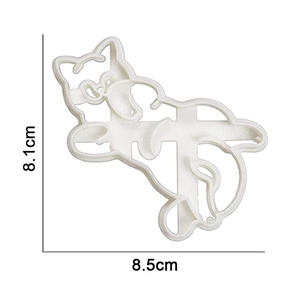 Kattkakor, 3D-kattkakor för barn, Kitty Butt Shape1 KLB