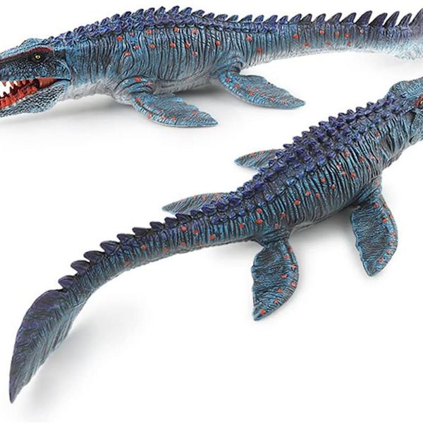 Suuri Mosasaurus-lelu 13,4 tuumaa Realistinen syvänmeren hirviö Dinosaur KLB