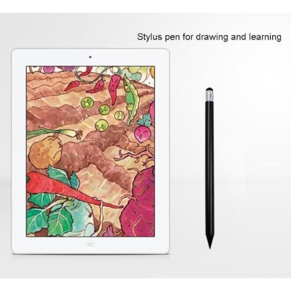 Stylus Touch Pen Touch Pen til iPhone iPad Tablet Phone PC - Svart