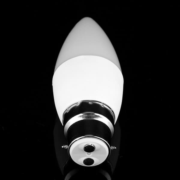 3W Multi Color Changing LED stearinlys pære, AC85-265V KLB