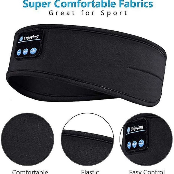 Bluetooth 5.0 Hodetelefoner Hodebånd Sports Pannebånd Sove
